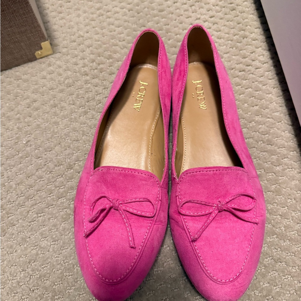 J. Crew Vibrant Pink Women's Loafers